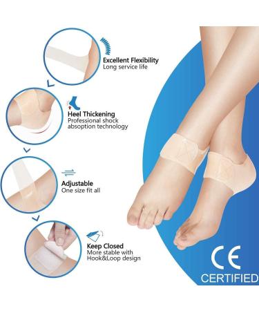 Silicone Heel Protector - Reusable & Cleanable Pain Relief for Runners Climbers & Campers | All Seasons Comfort - Buy Online on GoSupps.com