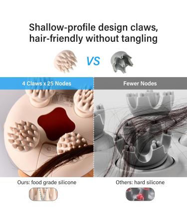 Arboleaf Waterproof Head Massage Device 8 Massage Heads 3 Modes for Relaxation & Deep Cleaning | Golden Scalp Massager - Buy Online on GoSupps.com