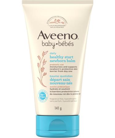 Aveeno Baby Daily Healthy Start Newborn Balm Paraben Free Moisturizer Prebiotic Oat Fragrance Free 141-grams - Buy Online on GoSupps.com