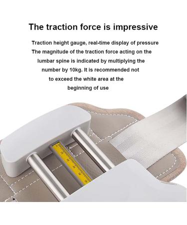 Buy Lumbar Spine Traction Device for Muscle Strain - Adjustable 450 N Support for Waist 28-45 Inches - International Shipping - Buy Online on GoSupps.com