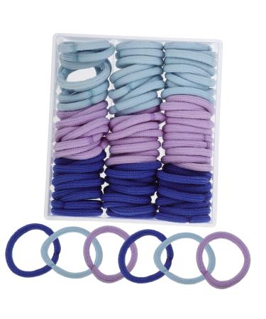 minkissy 4 Boxes Kids Hair Accessories for Girls Elastic Hairband Hair Jewels for Women Curly Hair Scrunchies Seamless Ponytail Holders Hair Ties Nylon Rubber Band Miss No Trace