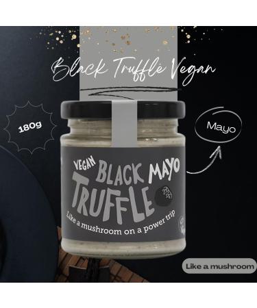 BeSaucy Vegan Mayo Jar Pick N Mix - Choose From 5 Flavours | Basil Black Truffle Dill & Gherkin Garlic Smoked Chipotle Vegan-Mayonnaise - Pack of 5 x 180g Glass-Jar - Buy Online on GoSupps.com