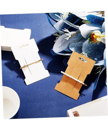 POPETPOP 300 Sheets Headband Wrapping Card Headdress Jewelry Display Card Headband Display Cards Bracelet Holder Stand Paper Card for Hair Rope Cardboard Specialty Paper Hairpin Card - Buy Online on GoSupps.com