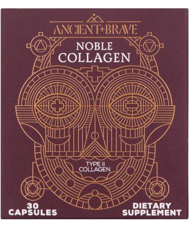 Ancient + Brave Noble Collagen Capsules 30 Servings Type 2 Collagen for Women with Vitamin C Manganese Boswellia Serrata and Targeted Nutrients for Mobility Support and Daily Wellness - Buy Online on GoSupps.com