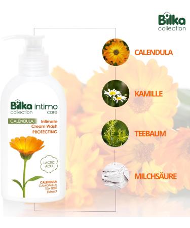 Bilka Lifestyle Intimate cream wash with calendula chamomile and tea tree extract intimate soap for protection moisture with soothing effect 200 ml - Buy Online on GoSupps.com