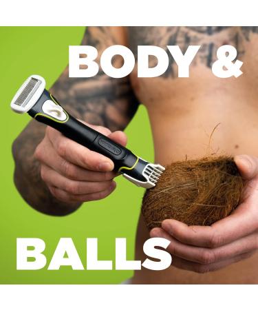 WILKINSON SWORD Hydro Trim & Shave Razor + Trimmer with Skin Protection for Men | Includes Razor Handle & 1 Blade Refill - Buy Online on GoSupps.com