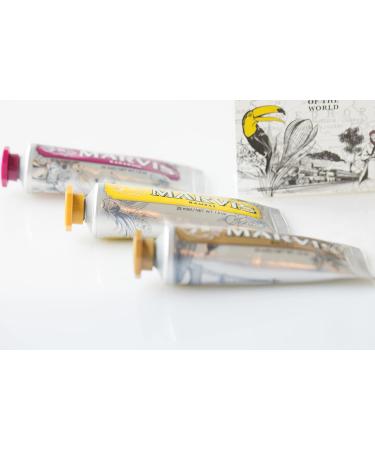 Buy Marvis Wonders of the World Travel Trio (3 x 25 ml) - International Shipping | Premium Toothpaste Set - Buy Online on GoSupps.com