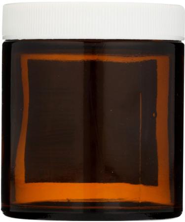 Aura Cacia Amber Wide Mouth Jar 4 Ounce - Buy Online on GoSupps.com