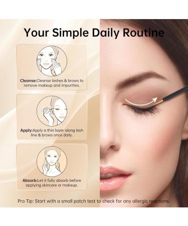 Redcool Lash Serum: Eyelash Growth Serum Gentle Natural Vegan Enhancing Treatment Nourishing Conditioning Formula for Longer Thicker Fuller Natural Lashes -3ml - Buy Online on GoSupps.com