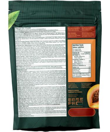 Pro Greens - Peach | Base Pro Nutrition | 300 grams - 30 servings | Vegan Non-GMO Gluten-Free Soy-Free Dairy-Free | Greens Greens Powder Greens Blend | Spirulina Spinach Alfalfa Barley | Peach - Buy Online on GoSupps.com