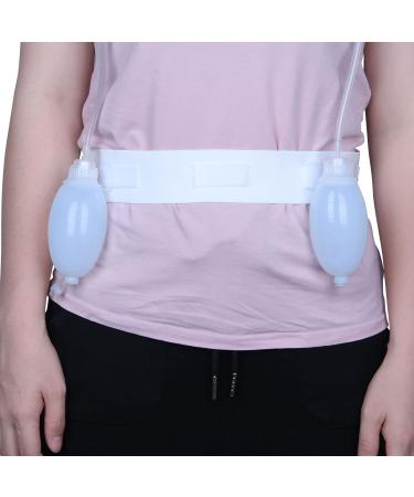 Drain Bulb Belt After Surgery Drain Hanging Strap (White) (Large)