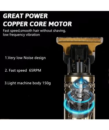 Miyutu Cordless Hair Clippers for Men - Rechargeable T Blade Trimmer for Zero-Gravity Haircuts - Buy Online on GoSupps.com