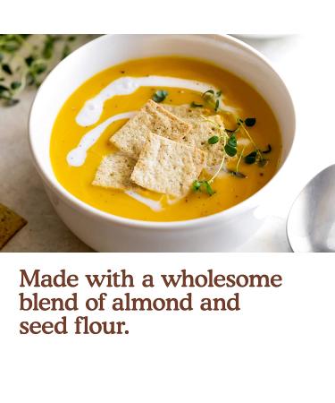 Simple Mills Almond Flour Crackers - Rosemary & Sea Salt | Gluten-Free, Low-Calorie Snack, 4.25 oz - Buy Online on GoSupps.com