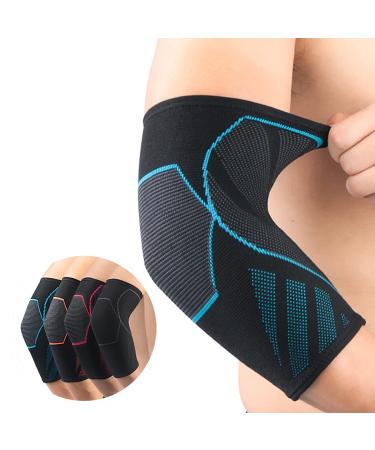 Tennis Elbow Braces for Tendonitis elbow sleeve for weightlifting VVRAIN30 Blue1 Large