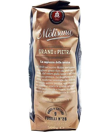 La Molisana Whole Wheat Fusilli N.28 500 Grams - Buy Online on GoSupps.com