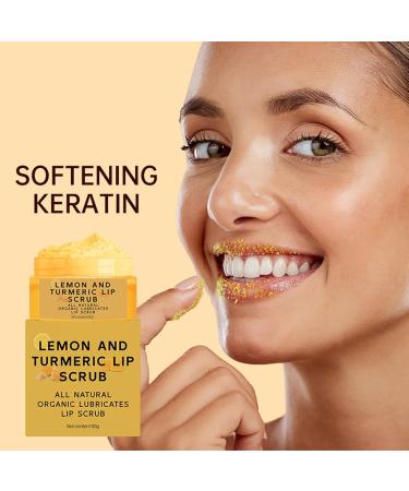 Lemon Turmeric Lip Scrub Lip Repair for Soft Lush Lips Gentle Lip Exfoliator for Smooth and Rejuvenating Lips Brighter Lips Restores Complexion - Buy Online on GoSupps.com
