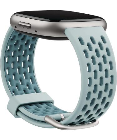 Fitbit Sport Band 24mm Sea Blue/Ocean Small - Compatible with Sense 2, Sense, Versa 4, Versa 3 - Buy Online on GoSupps.com