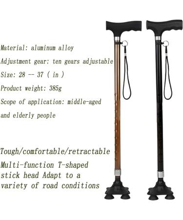 Adjustable Crutches for Men and Women Light and Strong Four-Legged Crutches-Walking aids for The Elderly The Elderly and The Disabled Interesting - Buy Online on GoSupps.com