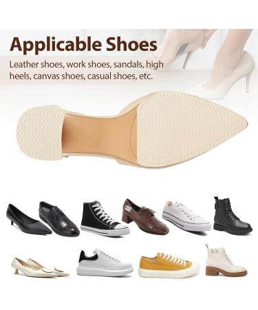 4 Pcs Non Slip Shoe Pads | Silicone Sole Protectors for High Heels | Anti-Slip Shoe Grips | Self-Adhesive & Clear Shoe Gummies for Women - Buy Online on GoSupps.com