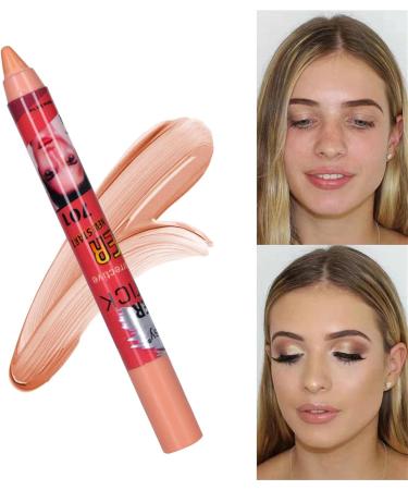 Contouring Stick - Highlighter Concealer Contouring Pencil Contouring Face Nose Highlighting Makeup Pen Safe Bronzer Stick Halloween 6 Colors Fovolat 1 count (Pack of 1) - Buy Online on GoSupps.com