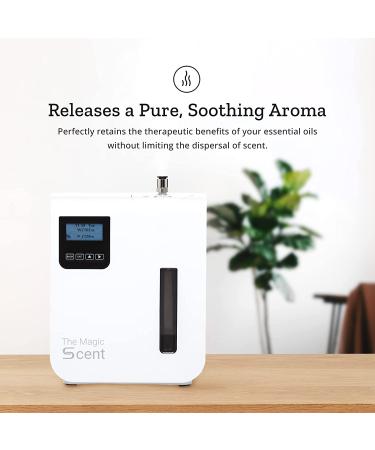 Magic Scent Atomizing Essential Oil Diffuser - Aromatherapy Machine for Business & Home Fragrance | Cold-Air Technology | Large Area Room Scent Diffuser up to 1000 sq. ft - Buy Online on GoSupps.com