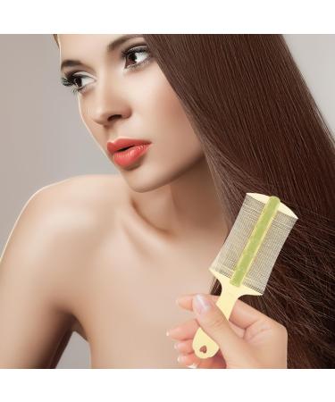 Baluue Lot de 6 peignes dents fines double face avec long manche pour enlever efficacement les pellicules pour filles adultes et animaux domestiques Vert/noir - Buy Online on GoSupps.com