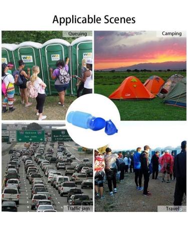 Portable Emergency Travel Toilet Urinal for Camping and Hiking - 750ml - Buy Online on GoSupps.com