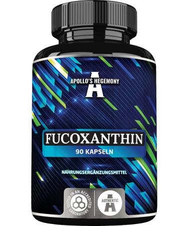 FUCOXANTHIN 50MG made of seaweed extract 90 vegan capsules natural vegetable ingredient for healthy weight loss - by Apollo's Hegemony