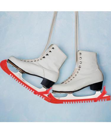 Dazztime Runner Skating Shoes - Ice Skating Runners with Elastic Shades Adjustable Protection and Towel | Adult & Kids | Red - Buy Online on GoSupps.com