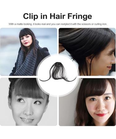 FOMIYES Piece Hair Brown Wig with Bangs Cosplay Brown Wigs for Women Side Bangs Black Ponytail Wig Extension Blow Dryers Black Bangs Black Curtains Faux Bangs No Trace Clip Miss - Buy Online on GoSupps.com