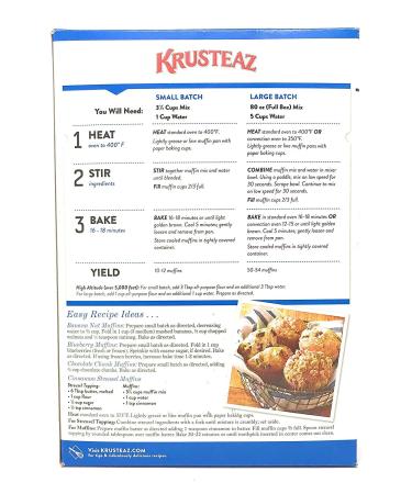 Krusteaz Basic Muffin Mix 80 oz - Delicious Muffin Mix for Baking - Pack of 1 - Buy Online on GoSupps.com