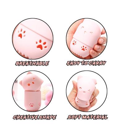 Buy Awyy 2-Piece Sponge Beauty Holder & Makeup Blender Bracket - Ideal Makeup Sponge Storage for Travel (Pink & Blue) - Buy Online on GoSupps.com