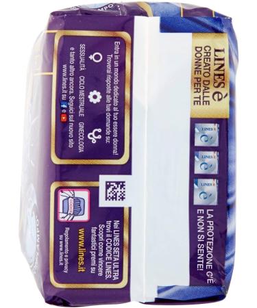 Acquista Lines Assorbenti Seta Ultra Notte con Ali - Pacco da 8 12 o 30 Pezzi | Consegna Internazionale - Buy Online on GoSupps.com