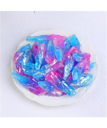 Natural Crystal Rough Natural Crystal Raw Healing Stone Electroplate Quartz Specimens Rough Collectibles Raw Gemstone Fish Tank Decoration Energy Home Decoration (Color : Purple Green) - Buy Online on GoSupps.com