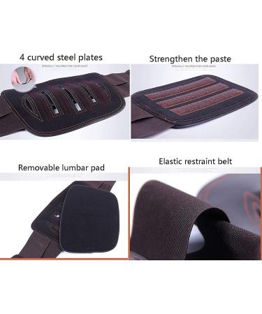 Premium Leather Lumbar Support Cushion | Back Pain Relief for Herniated Discs - Breathable Waist Belt for Men & Women - Buy Online on GoSupps.com