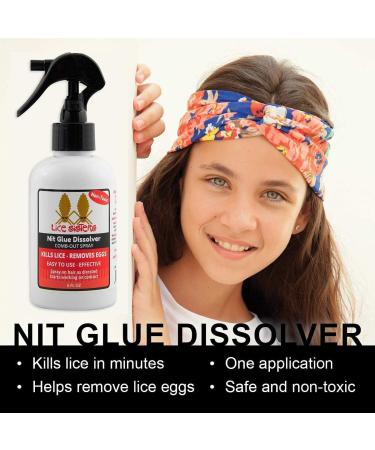 Lice Sisters Head Lice Treatment Kit - Non-Toxic Natural Spray with Comb - Kills Lice & Eggs - 8 oz - Buy Online on GoSupps.com