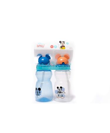 Cudlie Disney Mickey Mouse 11oz Baby Boy's Set of Two Straw Sippers  High Five