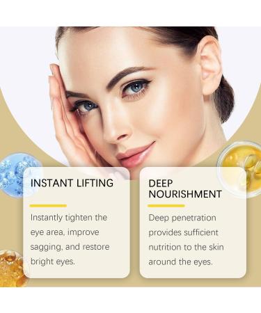  MagiSel Eye serum eye roller castor oil eye cream for dark circles and puffiness eye care anti-aging castor oil serum with 360 massage ball reduces - Buy Online on GoSupps.com