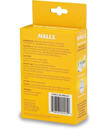 Crane Halls Scented Vapor Pads for Humidifier Mentho-Lemon 12 Count and Mentho-Lyptus 12 Count Lemon + Lyptus 12 Count (Pack of 1) - Buy Online on GoSupps.com