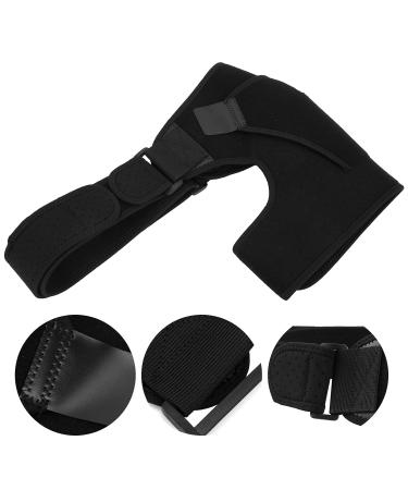 Buy Uxsiya Breathable Sports Single Shoulder Support Back Brace - Adjustable Black Guard Strap for Athletes | Comfortable & Durable - Buy Online on GoSupps.com
