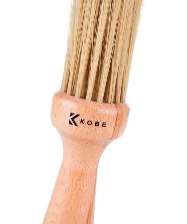 Kobe Professional Hairdressing Wooden Neck Brush - Barber Accessories - Soft Salon Neck Brush For Cutting Cleaning & Removing Stray Hairs - for Hairdressers & Barbers - Buy Online on GoSupps.com