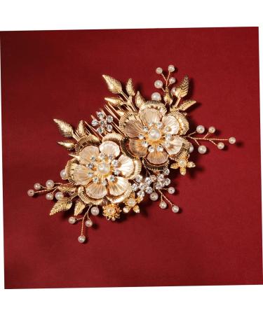 FRCOLOR Bridal Hair Comb Bridal Headpiece Bride Headpieces for Wedding Bridal Hair Accessory Hair Comb for Bride Wedding Hair Clip Wedding Hair Combs Gold Hair Clips Bride Hair Clip - Buy Online on GoSupps.com