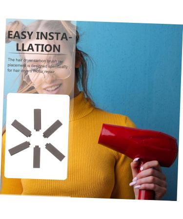 Housoutil 20pcs Hair Dryer Carbon Brush Air Blower Hair Dryers Motor Blower Carbon Electrical Tools High Power 1.70X0.60X0.30CM As Shown - Buy Online on GoSupps.com