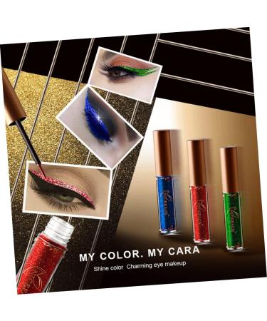 Beavorty 3pcs Waterproof Eyeliner Flash Suit Waterproof Suit Liquid Women Eyeliner Set Highlight Miss Shimmer 1 count (Pack of 1) As Shownx3pcs - Buy Online on GoSupps.com