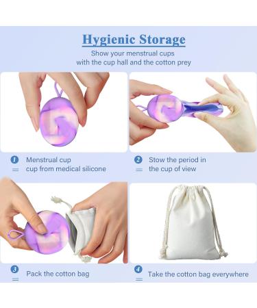 Menstrual Disc with Size M+L - 100% Medical Silicone Menstrual Cup for Active Women - Perfect for Sport Swimming & Intimacy - Buy Online on GoSupps.com