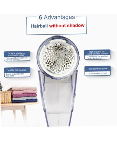 High-Quality Fabric Shaver for Clothing | Sweater Pill Remover with Storage Box & 3 Gear Lint Remover (No Battery - Buy Online on GoSupps.com