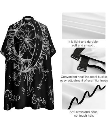 Buy Sun and Moon Haircut Capes - Water Resistant Salon Cape for Men | Stylish Hairdresser Gown - International Shipping Available - Buy Online on GoSupps.com