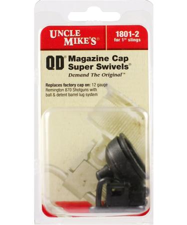 Uncle Mike's Quick Detach Swivels QD REM 870 12 Gauge Blued 1 External Ratchet Cap Set - 18012 - Buy Online on GoSupps.com