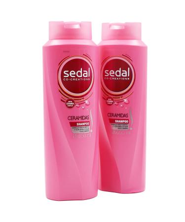 Sedal CoCreations Ceramides Hair Shampoo and Moisturizing 2 Pack of 11.80 Oz Bottles