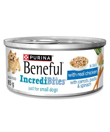 Beneful Incredibites Wet Dog Food for Small Dogs Real Chicken in Sauce - 85 g Can (24 Pack)